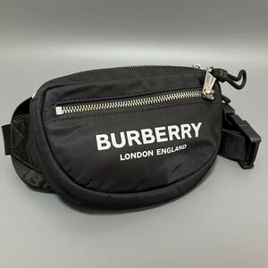 1円 BURBERRY LONDON England バーバリー ロンドン イングランド ナイロン クロスボディ ボディバッグ ショルダーバッグ 正規品本物