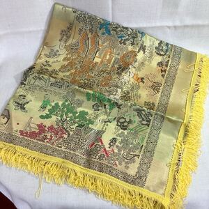 テーブルクロス タペストリー 生地 検) 古布 中国刺繍テーブルクロス 王朝デザイン 中国 刺繍 中国織物 織物 マルチカバー カバー 風呂敷