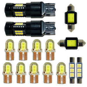 RR1-5 エリシオン [H16.5〜] 純正球交換用 COB全面発光 LED ルームランプ バックランプ ウェッジ球セット 車内灯 室内灯