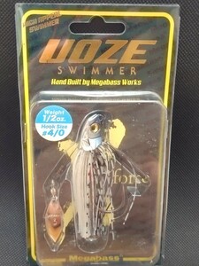 メガバス UOZEスイマー 1/2oz #4/0 ハス ブレード スイムジグ トロ巻き スコーン itoENGINEERING デカバス 投げて巻くだけ 秋