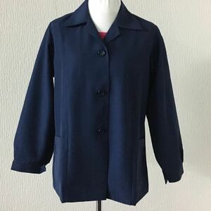 KS Uniform 長袖事務服　長袖作業着　事務服　作業着　レディースSサイズ　ダークネイビー　日本製　　アウトレット　未使用