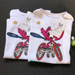 即決 送料無料 新品　東京オリンピック　パラリンピック　2020 Tシャツ　車いすテニス　２枚セット