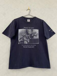 Music Is Love Your Musical Host For The Evening David Mancuso Tシャツ YOUTH L THE LOFT デヴィッドマンキューソ PRECIOUS HALL 2003