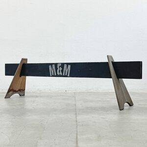 〓 エムアンドエム ファニチャー M&M Furniture 3ピースベンチ 3 piece bench インダストリアル W210cm