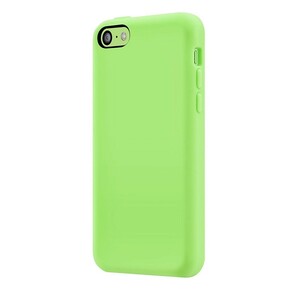 スマホケース カバー iPhone5c SwitchEasy グリーン 緑 ジャケット シリコン ソフト クロス スクリーン保護フィルム