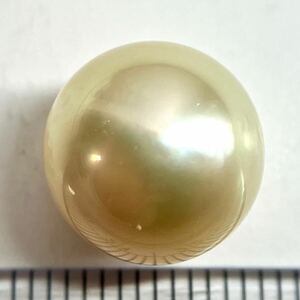 ≪南洋白蝶真珠12.585ct≫n 約11.86×11.86mm ルース 裸石 宝石 south sea pearl 真珠 CF3/CF3 テEA5 w2 83