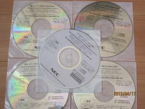 NEC MY26A/E-1 MY24A/B-1 MY30V/E-1...リカバリCD @未使用6枚組@ Windows XP Professional SP2