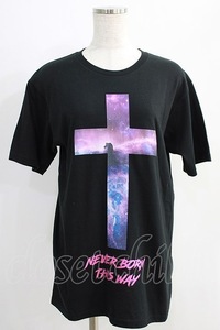 MILKBOY / CROSS Tシャツ M ブラック H-24-10-03-030-MB-TO-KB-ZT201