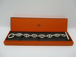 ＧＭ・13コマ【中古】エルメス　Hermes　シェーヌダンクル 　GM　ブレスレット　メンズ　SV　