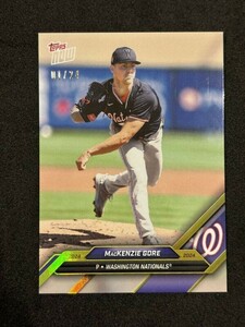 2024 Topps Now Baseball Mackenzie Gore /24