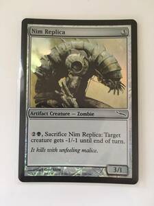 MTG　Nim Replica/屍賊の模造品　(MRD/ミラディン,英) 1枚(Foil)