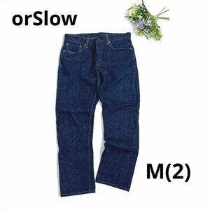 orSlow オアスロウ　107 アイビーフィット　デニム　セルビッチ　M/2