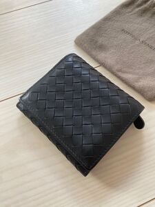 大人気！極美品！送料込み！ BOTTEGA VENETA ボッテガヴェネタ イントレチャートコンパクトウォレット　ミニ財布　フラップ　フラグメント