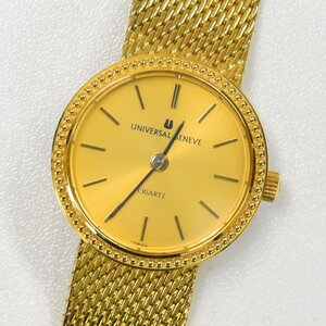 1円 可動品 腕時計 ユニバーサルジュネーブ UNIVERSAL GENEVE 543515 クォーツ レディース 同梱不可