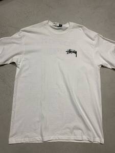 国内正規　未使用　タグ付き　OLD stussy　ステューシー　skate　フォント　Tシャツ　カットソー フォト オールド world tribeサーフマン