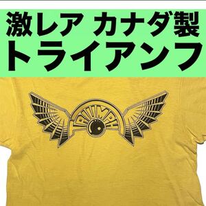 激レア　70s 80s ビンテージ トライアンフ Tシャツ TRIUMPH PENMANS カナダ製 転写プリント イギリス旧車 ペンマンズ ブリティッシュバイク