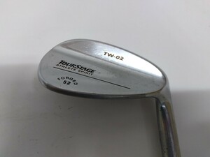 BRIDGESTONE ブリヂストン TW-02 TOURSTAGE P/S 52° flex:不明 TRUE TEMPER Dynamic Gold スチールシャフト ウェッジ メンズ右