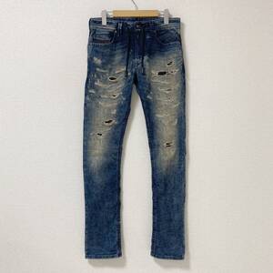 DIESEL Jogg Jeans ダメージ加工 THAVAR SP-NE ジョグジーンズ W28 ディーゼル スウェットデニム ジョガー ジーパン 4030128