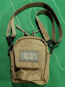 ▲MYSTERY RANCH コーデュラナイロン素材 ショルダーポーチ EX BOP コヨーテ 美品!!!▲