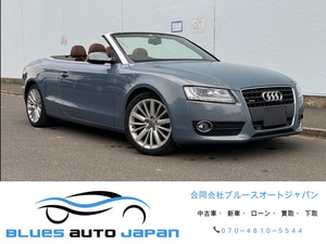 【諸費用コミ】:2010年 アウディ A5カブリオレ 2.0 TFSI クワトロ 4WD 本革シート ナビ テレビ アルミ