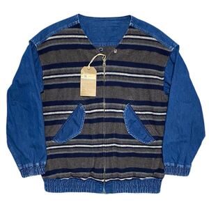 【即決】22AW 未使用 Sサイズ テンダーロイン DENIM BLANKET ZIP UP JKT デニム ブランケット ジャケット