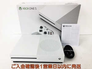 【1円】XBOX ONE S 本体/箱 セット 1TB ホワイト Microsoft Model 1681 初期化/動作確認済 D08-216jy/G4