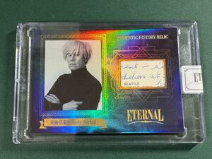 75枚限定 2024 Eternal Cuts Andy Warhol アンディ・ウォーホル 手書部分 レリックカード Relic Card