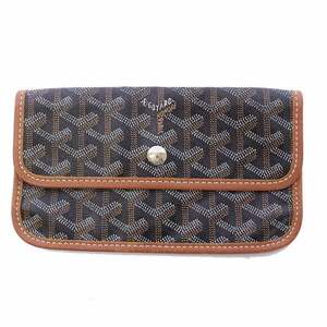 ゴヤール GOYARD サンルイPM トートバッグ 付属ポーチ 総柄 茶 ブラウン /KH ●D レディース