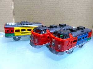 プラレール車両 485系 きりしま＆ひゅうが SERIES 485 KIRISHIMA&HYUGA 3両セット used