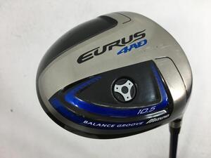 即決 中古 EURUS 4AD ドライバー 1W EXSAR 10.5 SR