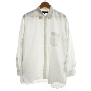 コムデギャルソンオムドゥ COMME des GARCONS HOMME DEUX シャツ 長袖 DB-00300M M 白 ホワイト /EE メンズ