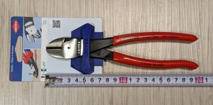 クニペックス【KNIPEX】200㎜7421-200（SB） 強力型斜ニッパー（ベントタイプ） 新品未使用★在庫あり