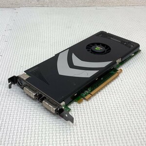 中古グラフィックカード 表示確認済 WinXP～Win10 LINUX ★ NVIDIA GeForce 8800 GT GDDR3 512MB 256bit DVI×2/VIDEO #3418-K