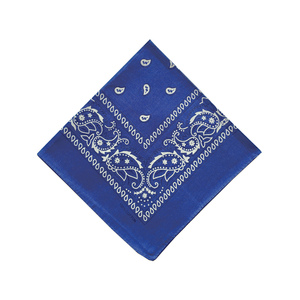 ☆ BLUE ☆ PAISLEY BANDANNA バンダナ スカーフ 柄 BANDANNA マスク ハンカチ ターバン 帽子 おしゃれ 定番 ディスプレイ アクセサリー