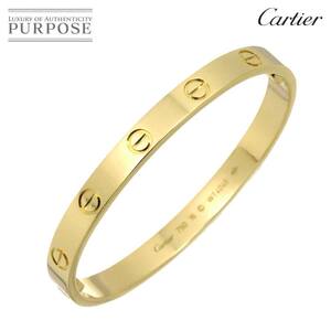 カルティエ Cartier ラブ ブレス #16 K18 YG イエローゴールド 750 ブレスレット バングル Love Bracelet【証明書付き】 90252117