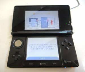 高崎店【中古品】3-31 ニンテンドーNintendo 任天堂 3DS CTR-001本体 動作確認済み 初期化済み 本体のみ