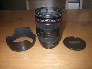 CANON EF24-105 F4L IS USM 撮影可能ですがジャンク（絞り不調）