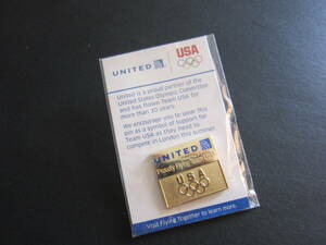 ユナイテッド航空■UNITED AIRLINES■オリンピック■Proudly Flying Team USA■ピンバッジ