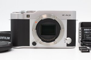 ＜＜新品バッテリー付き！！＞＞【美品】FUJIFILM 富士フイルム ミラーレス一眼 X-A3 ボディ シルバー #LE2024694