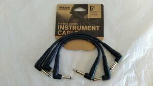 D’Addario PLANET WAVES パッチケーブル 3本 15cm ダダリオ