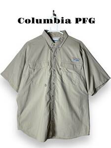 コロンビア　Columbia PFG 古着　半袖シャツ　フィッシングシャツ