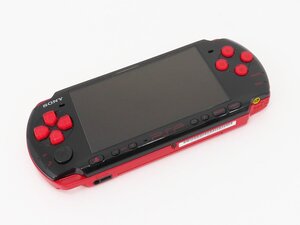 ○【SONY ソニー】PSP-3000 ブラック/レッド