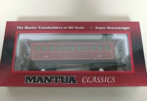 MANUTUA No.717520 1860 Wooden Passenger P.R.R.-COACH　HOゲージ 外国車両