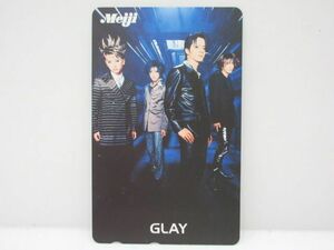 ●未使用品 GLAY グレイ Meiji 明治製菓 テレホンカード テレカ 50度数 TERU JIRO TAKURO HISASHI●