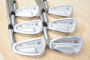 【程度良好 限定モデル】三浦技研 CB-501 Forged USモデル アイアンセット 5~PW 6本セット KBS C-TAPER 95 フレックスX CB501 ミウラ