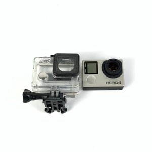 GoPro ゴープロ HERO4 アクションカメラ ケース付き●簡易検査品