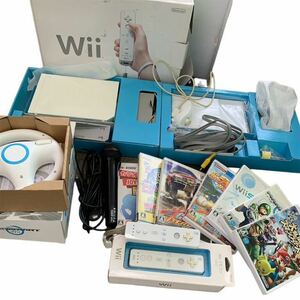 Wii 任天堂 Nintendo ヌンチャク Fit ソフト ホワイト コントローラー カバー ストラップ ハンドル マリオカート 充電器 ソフトまとめ
