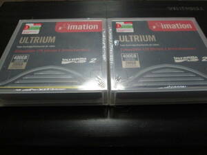 ◎未使用LTOカートリッジ2本セット◎Imation Enterprises LTO Ultrium 2/ 200GB/400GB /未開封/送料無料