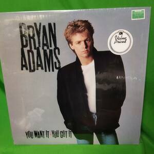 US盤 LP レコード Bryan Adams - You Want It, You Got It