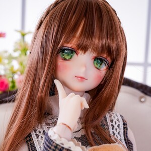 ＊きゃとろん＊DDH-06SW肌 ソフビ盛りカスタムヘッド ＋おまけアイ ドルフィードリーム DD 難あり